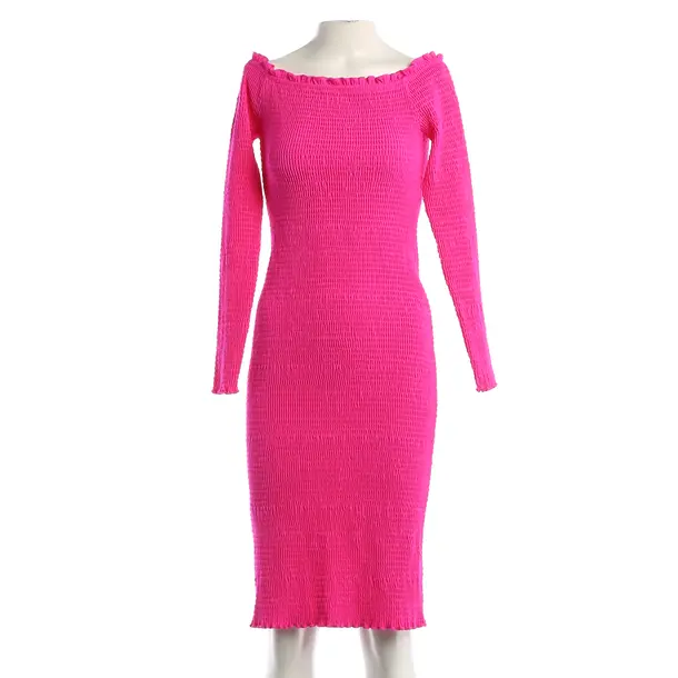 Dress, in Neon Pink, Polyester, Balenciaga