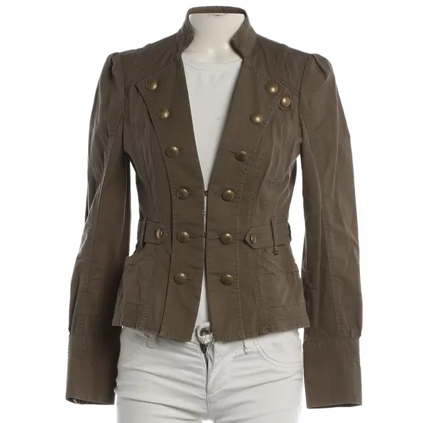 Blazer, in Dark Green, Cotton, Marc Cain