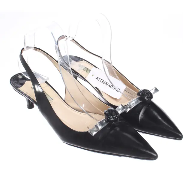 Slingbacks, in Black, Prada
