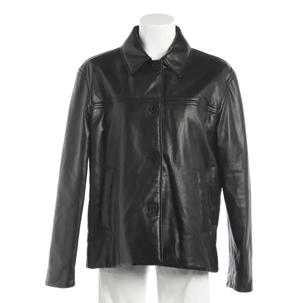 LeatherJacket, in Black, Leather, Closed
