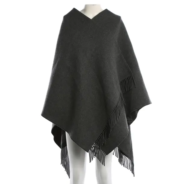 Poncho, in Grigio, Lana, Fendi