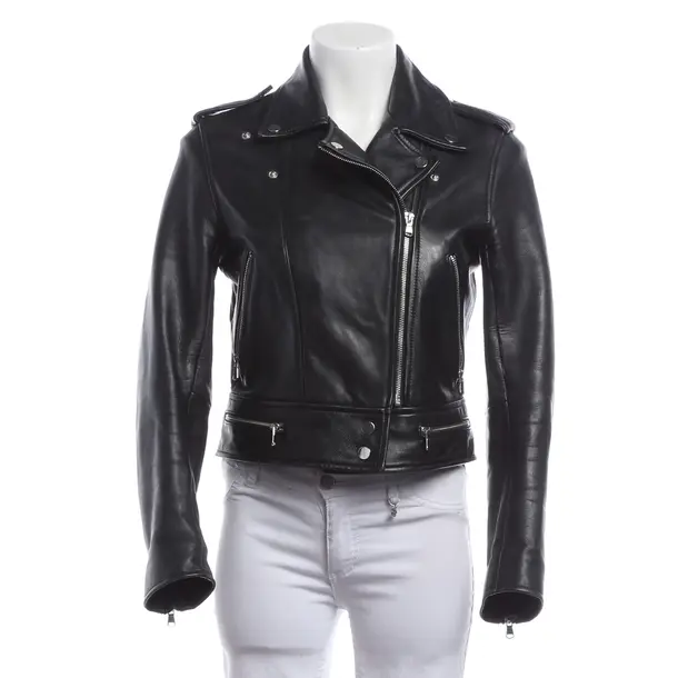 Lederjacke, in Schwarz, Leder, Sandro