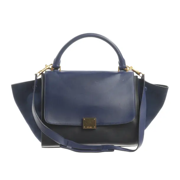 Shoulder Bag, in Navy, Leather, Céline