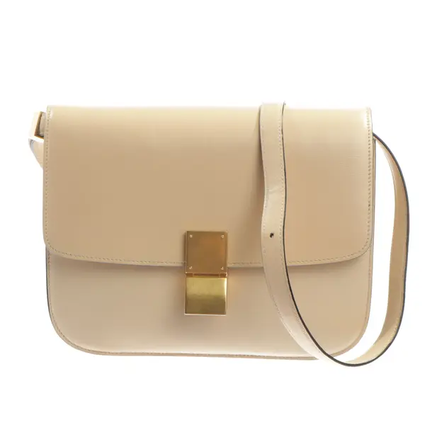 Shoulder Bag, in Light Brown, Leather, Céline