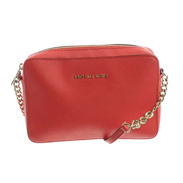 Cross Body Bag, in Red, Leather, Michael Kors