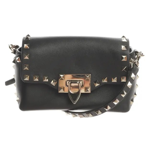 Cross Body Bag, in Black, Leather, Valentino