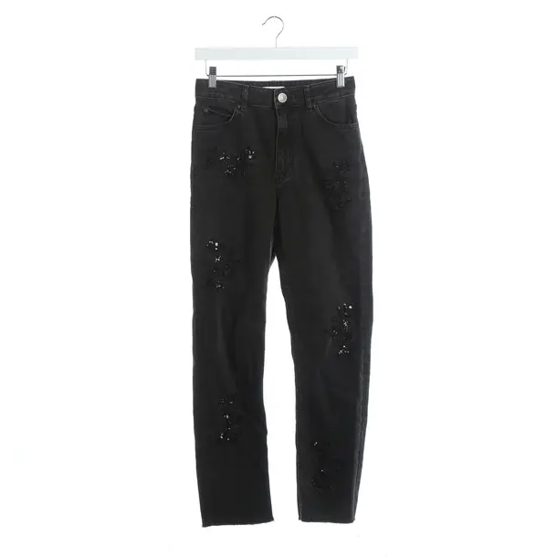 Jeans Straight Fit, in Schwarz, Polyester, Sandro