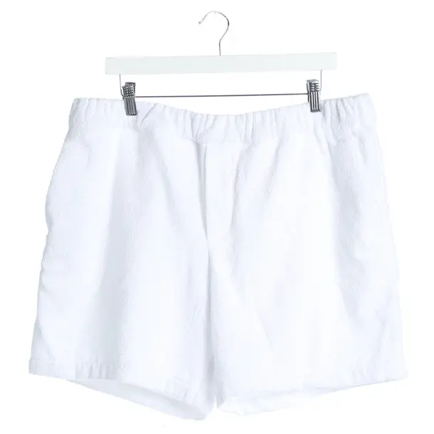 Shorts, in White, Cotton, Prada