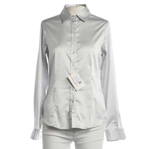 Blouse, in Silver, Polyester, Robert Friedman