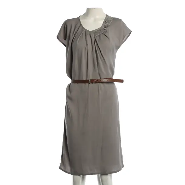 Cocktail Dress, in Gray, Silk, Fabiana Filippi