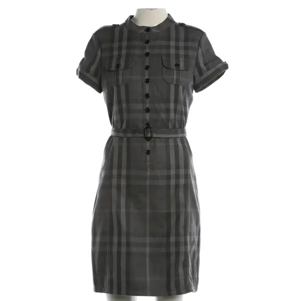 Kleid, in Grau, Wolle, Burberry London