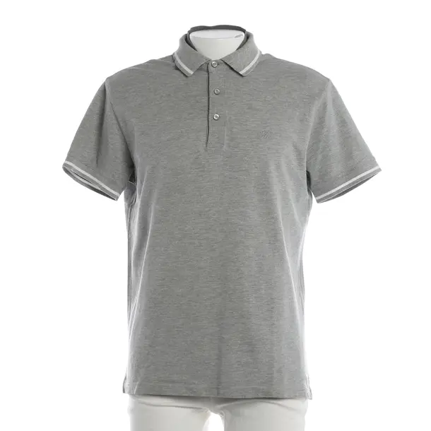 Poloshirt, in Hellgrau, Baumwolle, Zegna