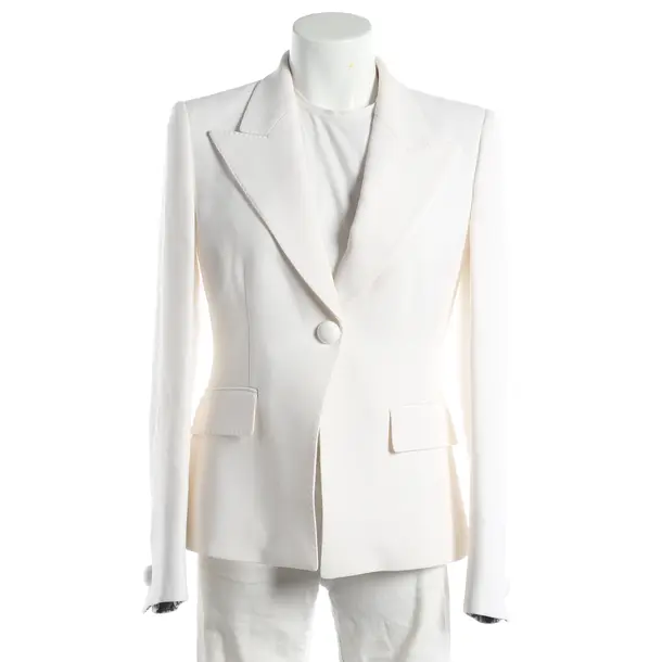 Blazer, in Bianco, Viscosa, Giorgio Armani