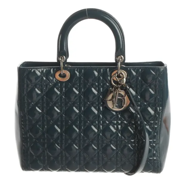 Handbag, in Blue, Leather, Dior