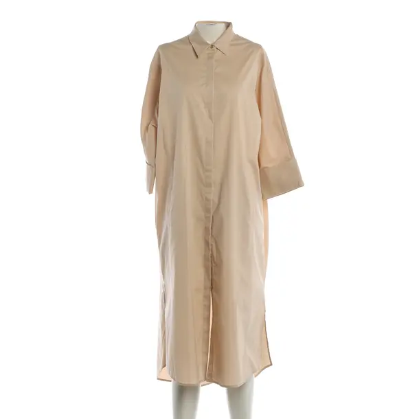 Dress, in Light Brown, Cotton, FFC