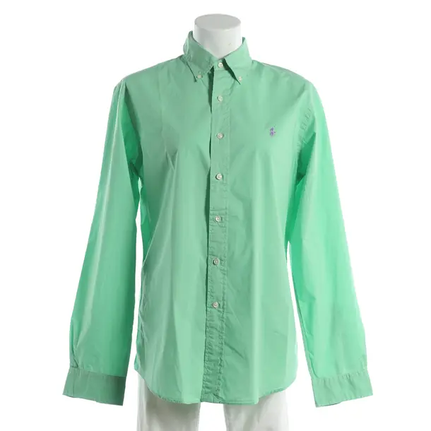 Blouse, in Green, Cotton, Polo Ralph Lauren