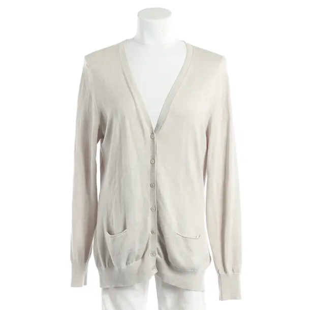 Cardigan, in Gray, Cotton, Repeat