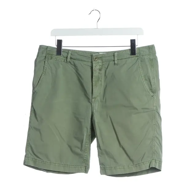 Shorts, in Green, Cotton, Closed