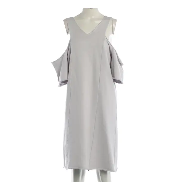 Dress, in Light Gray, Cotton, Fine Edge