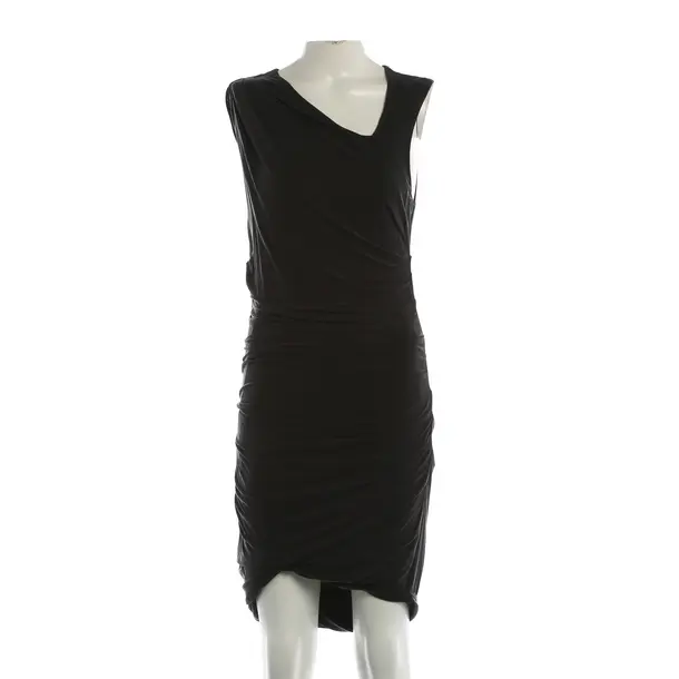 Kleid, in Dunkelgrau, Cupro, Helmut Lang