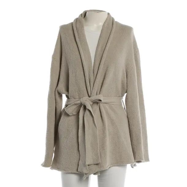 Cardigan, in Beige, Cotton, Fine Edge