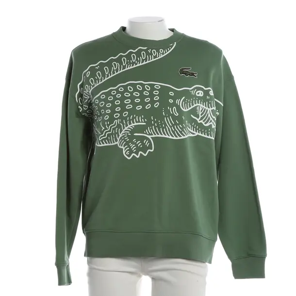 Sweatshirt, in Grün, Baumwolle, Lacoste
