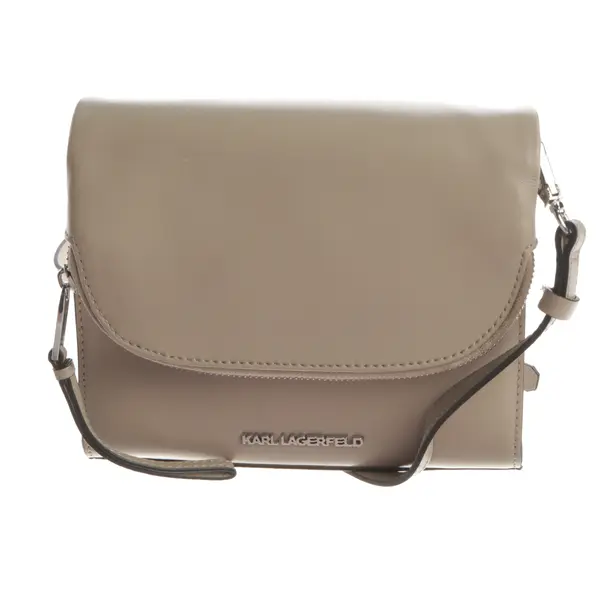 Shoulder Bag, in Brown, Leather, Karl Lagerfeld