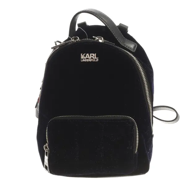 Backpack, in Blue, Polyester, Karl Lagerfeld