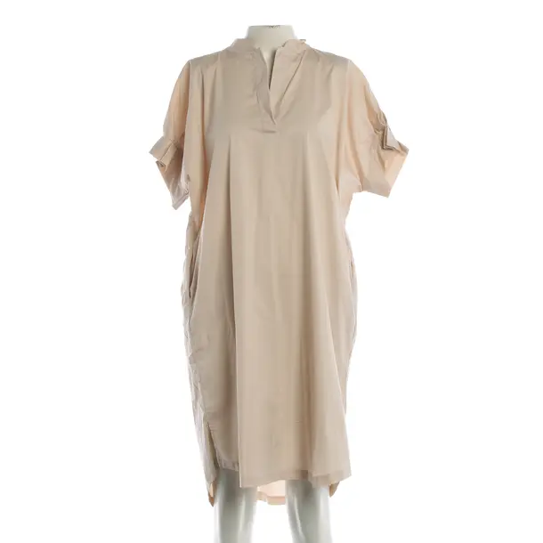Dress, in Beige, Cotton, FFC