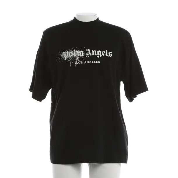 T-Shirt, in Black, Cotton, Palm Angels