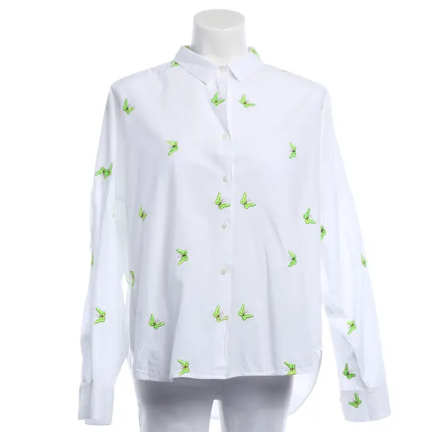 Blouse, in White, Cotton, 0039 Italy