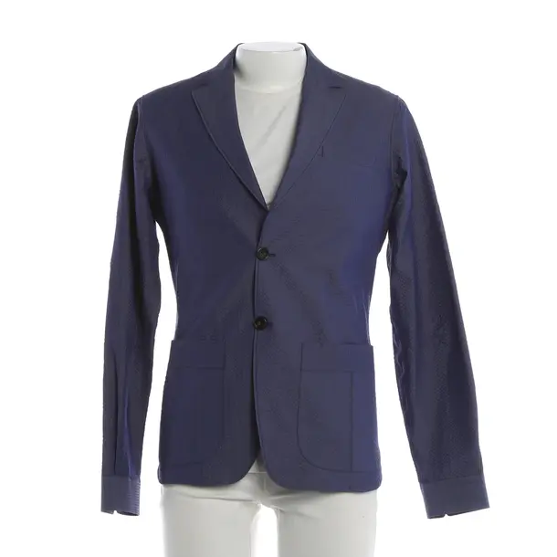 Blazer, in Blue, Cotton, Zegna