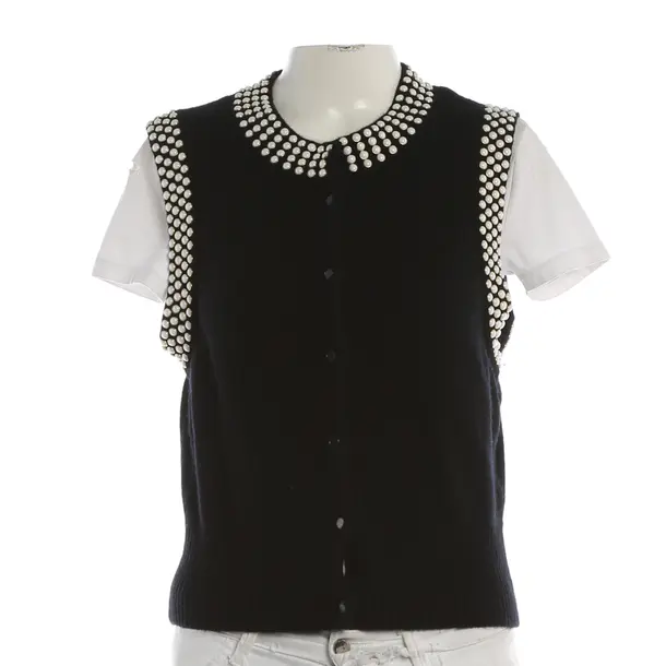 Sweater Vest, in Black, Wool, Sandro