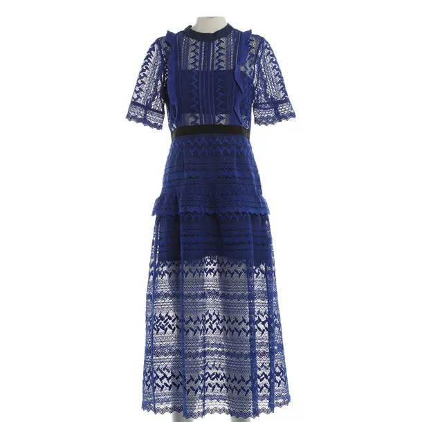 Cocktail Dress, in Blue, Polyester, self-portrait