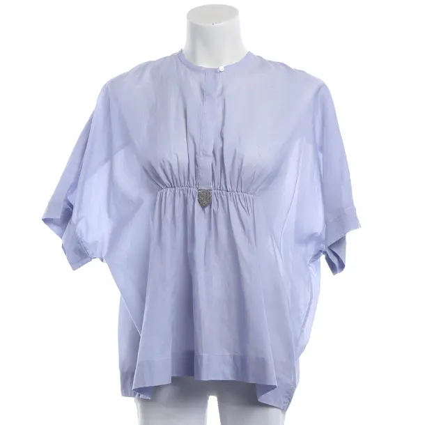 Camicetta, in Azzurro, Cotone, Brunello Cucinelli