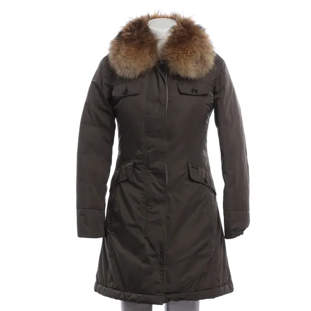 Winter Coat, in Olive Green, Polyester, Woolrich