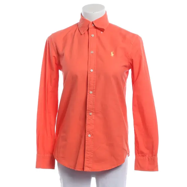Blouse, in Dark Orange, Cotton, Polo Ralph Lauren