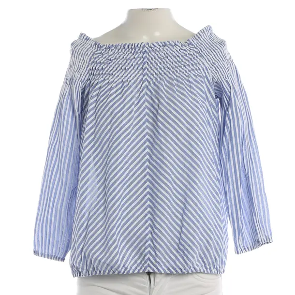 Bluse, in Blau, Baumwolle, Van Laack