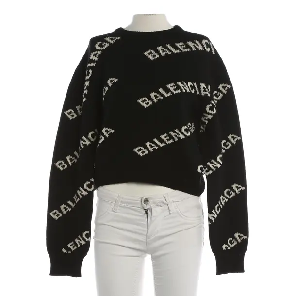 Maglione, in Nero, Lana, Balenciaga