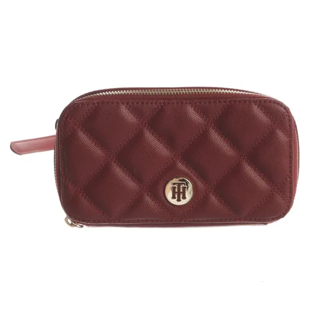 Wallet on Chain, in Red, Polyurethane, Tommy Hilfiger