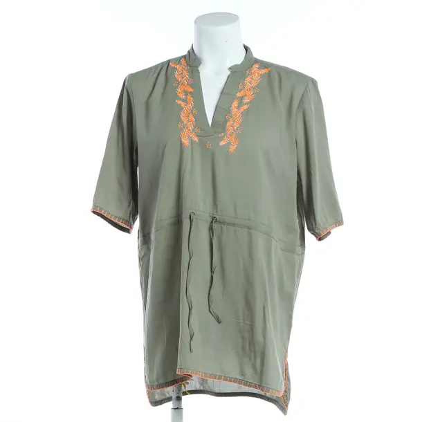 Dress, in Olive Green, Cotton, Bogner Fire and Ice