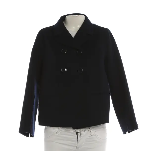 Mid-Season Jacket, in Navy, Wool, Max Mara