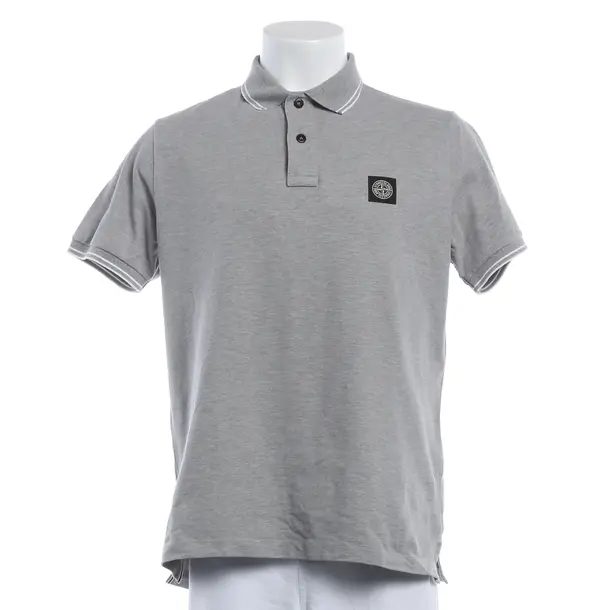 Polo, in Grigio, Cotone, Isola di pietra