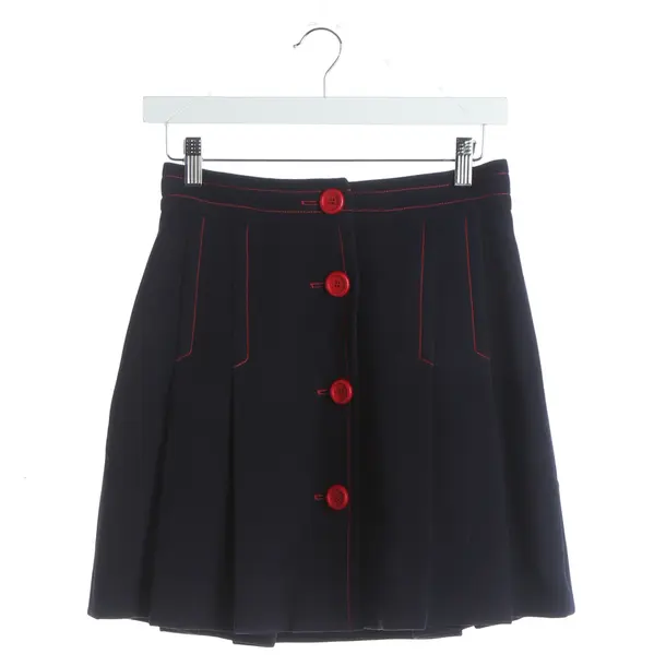 Skirt, in Navy, Cotton, Miu Miu