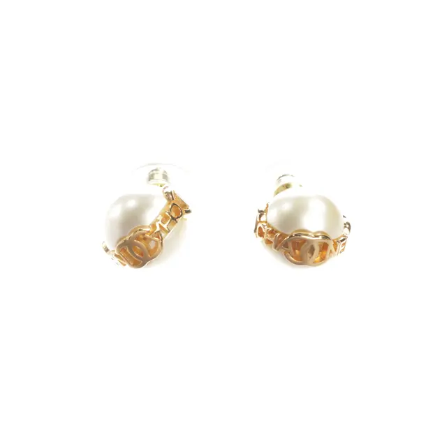 Earrings, in Beige, Other Fibers, Chanel