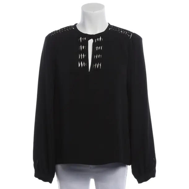 Camicetta, in Nero, Seta, Diane von Furstenberg