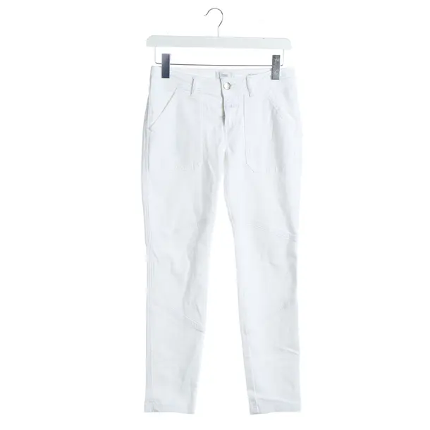 Skinny Jeans, in White, Cotton, Closed