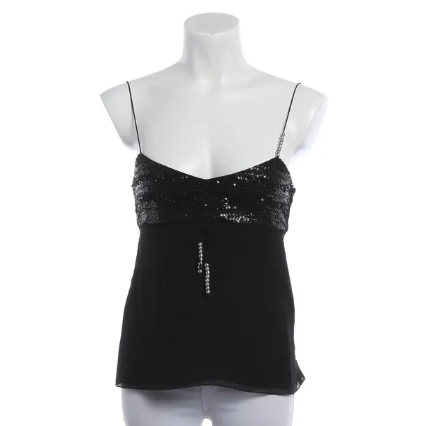 Top, in Schwarz, Seide, Hugo Boss Red Label