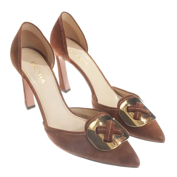 Pumps, in Hellbraun, Prada