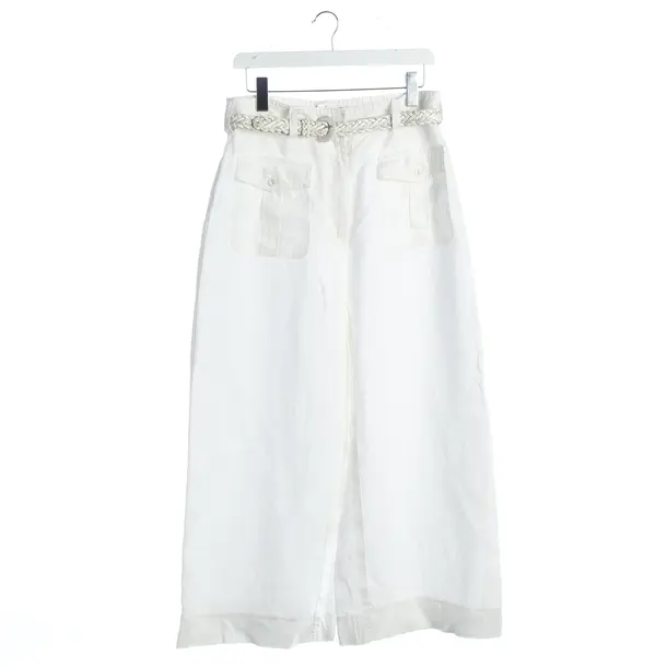 Pants, in White, Linen, Zimmermann